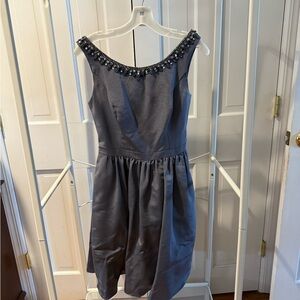 David's Bridal Charcoal Dress